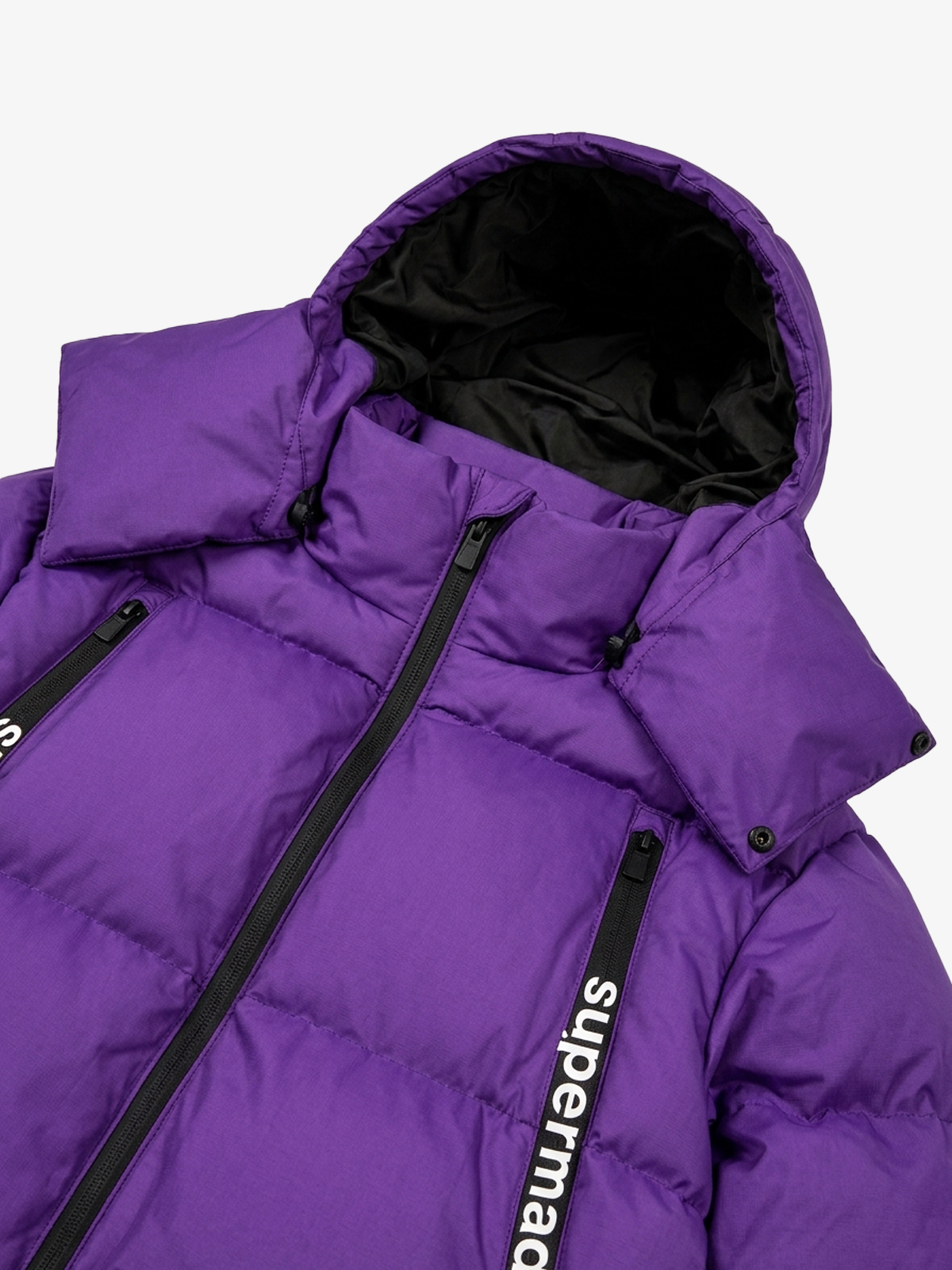 Graphic Hooded Puffer Jacket