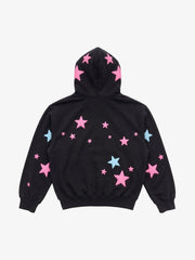 Star Foam Graphic Color Block Sweat Set