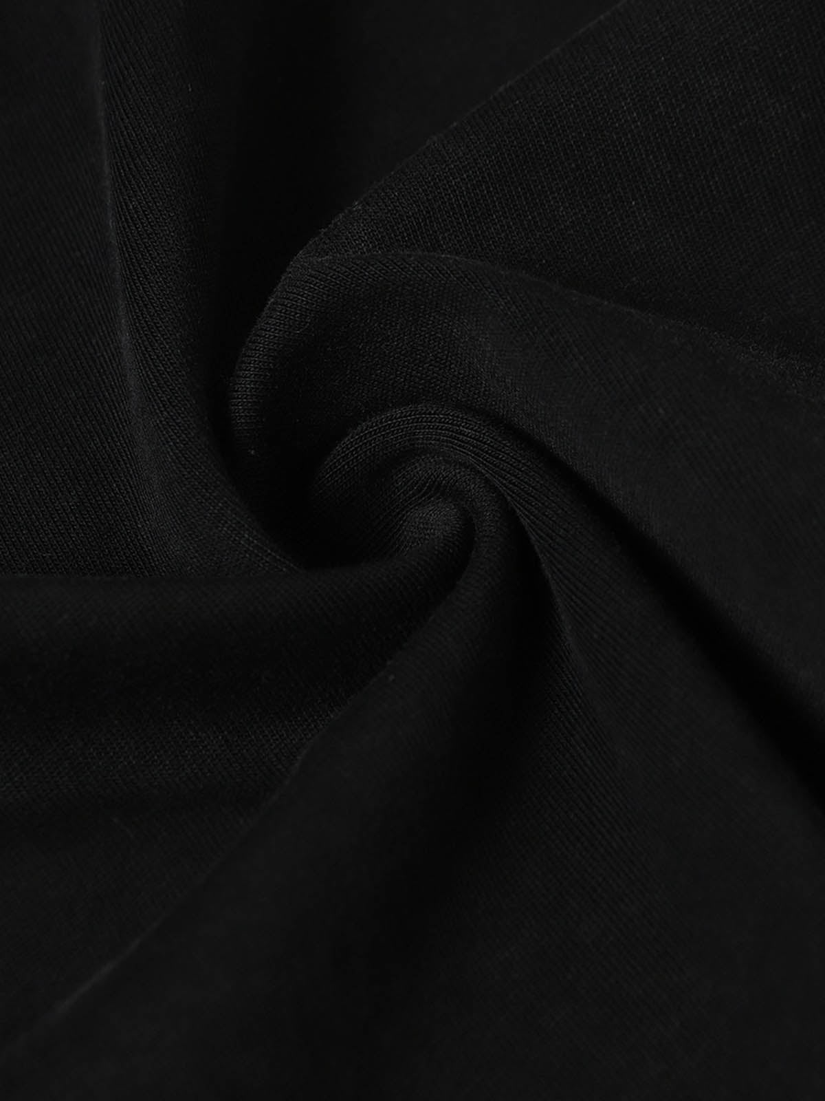 Cotton Blend Oversized Panel T-Shirt with Asymmetric Design and Contrast Stitching 