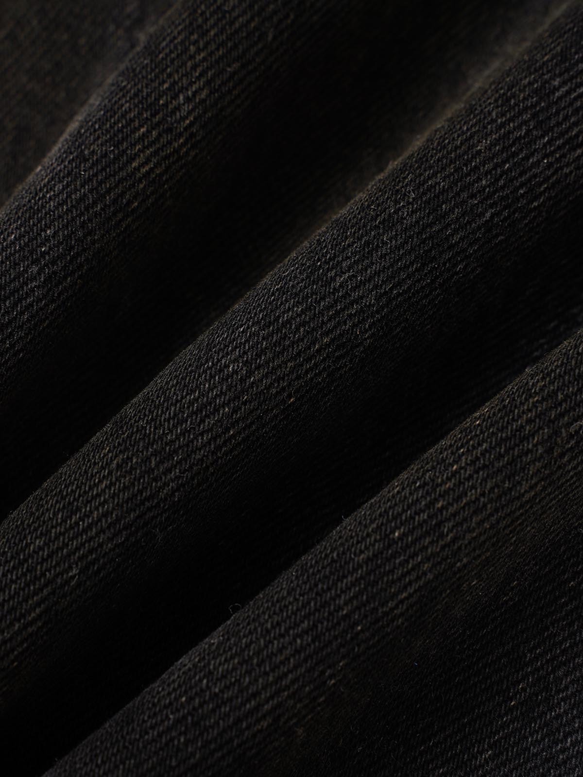 Distressed Button Fly Bootcut Jeans