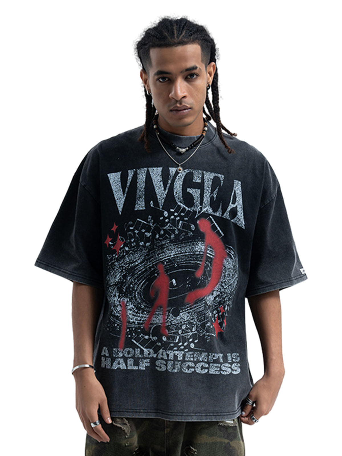 Washed Oversized Graphic T-Shirt