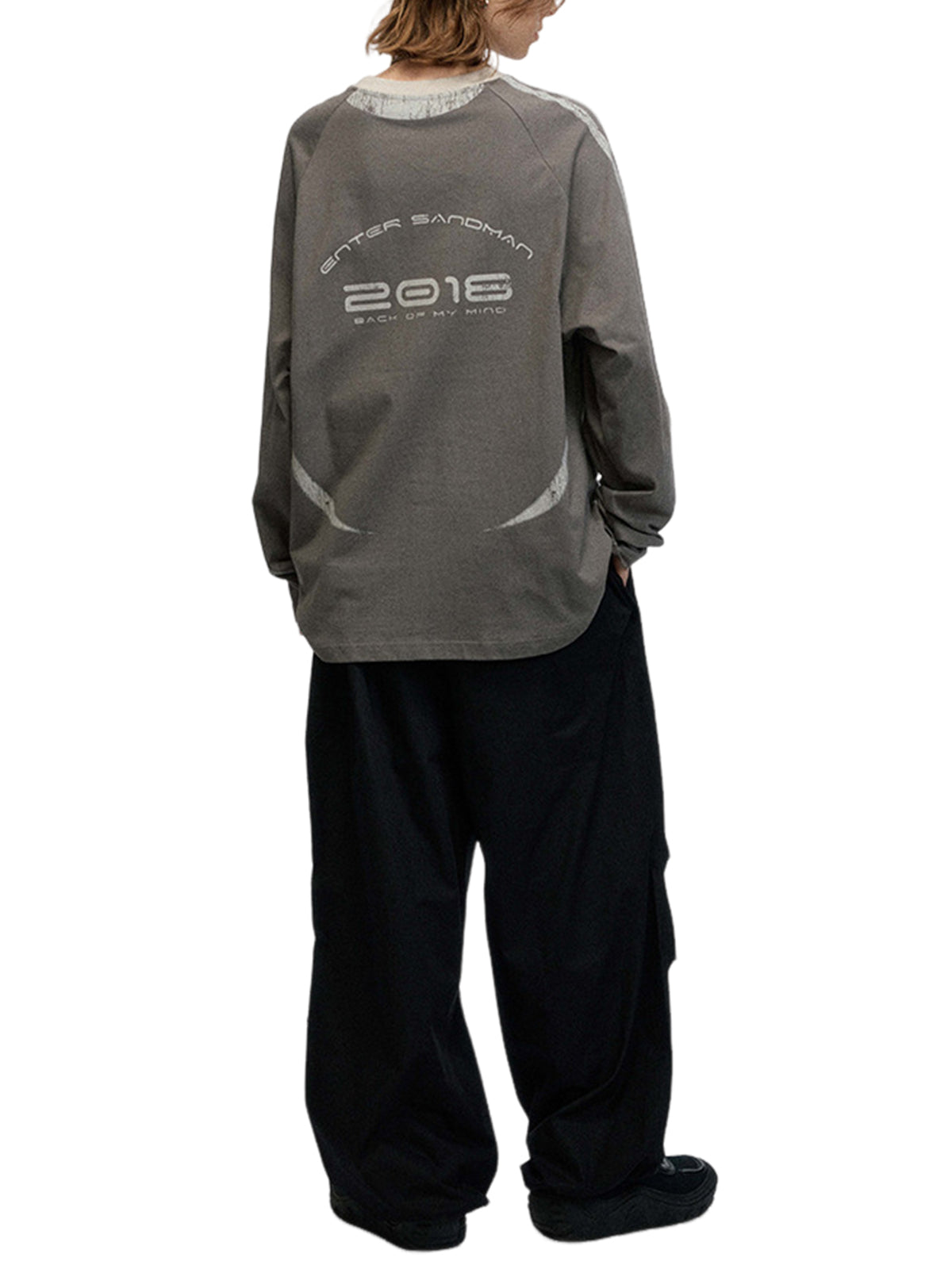 Retro Jersey  Oversized Long Sleeves T-Shirt