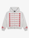 Street Style Fold-Button Hoodie