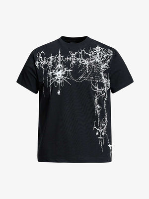 Gothic Thorns Pattern T-Shirt