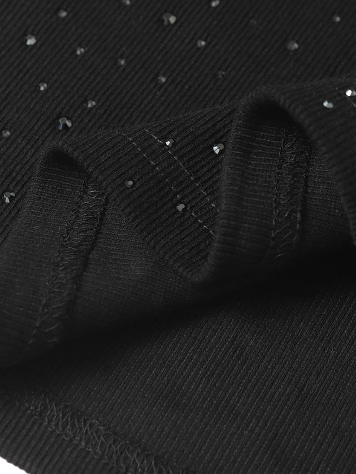 Street Heavy Rhinestone Threaded Vest 