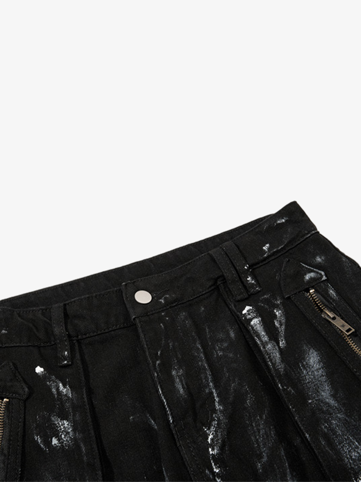 Deconstructed Layered Patchwork Cargo Pants 