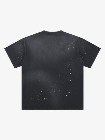 Washed Spray Graphic T-Shirt 