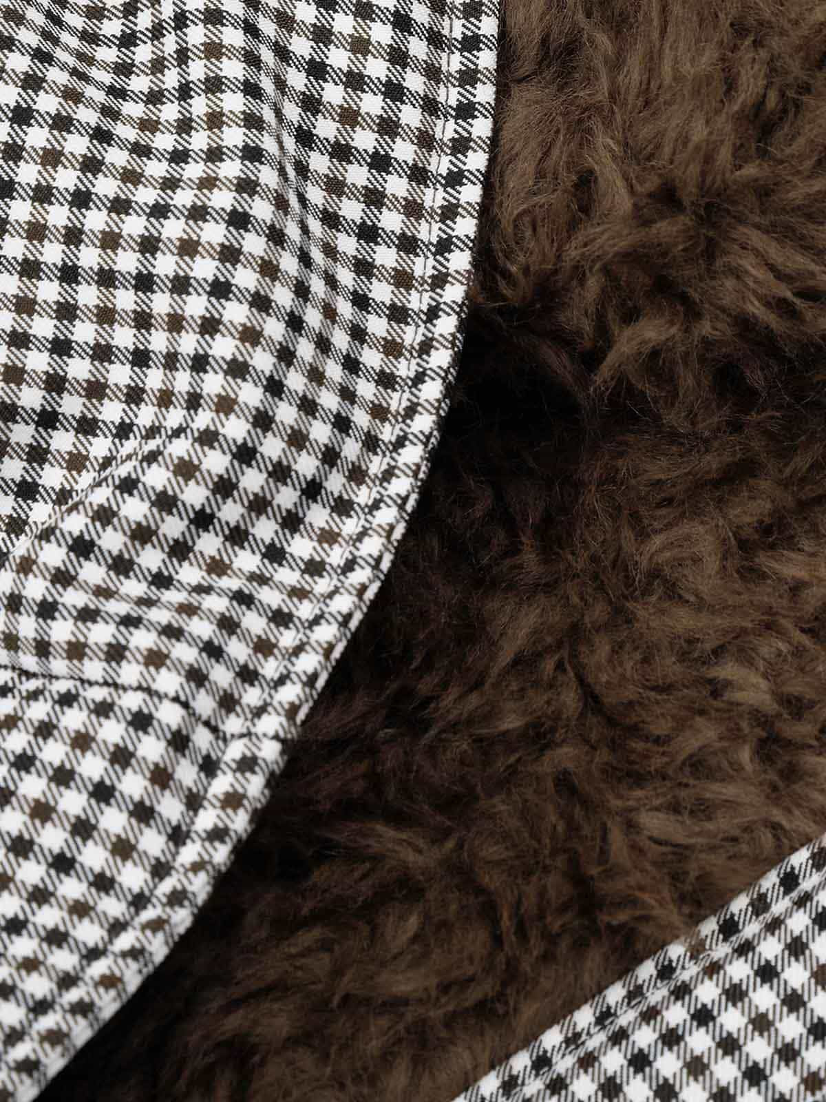 Reversible Plaid Fleece Vest
