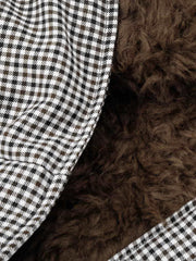 Reversible Plaid Fleece Vest