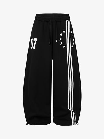 Streetwear Side Striped Baggy Sweatpants
