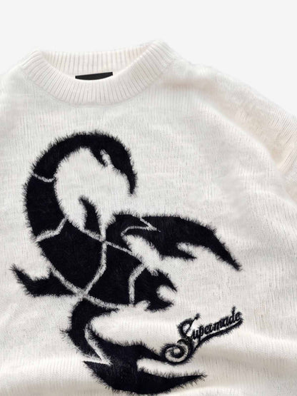 Scorpion Graphic Knit Sweater