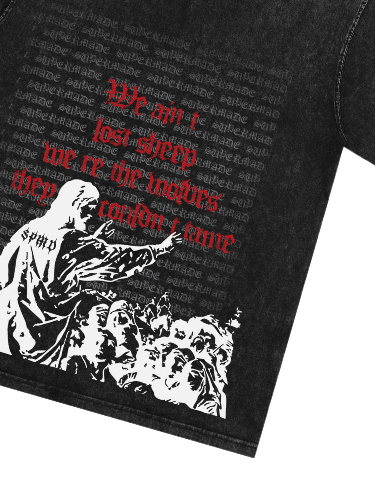 Bold Graphic Slogan T-Shirt 