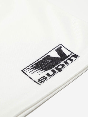 Graphic Mesh Long Sleeve Jersey Tee