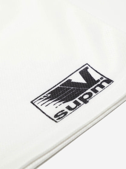 Graphic Mesh Long Sleeve Jersey Tee
