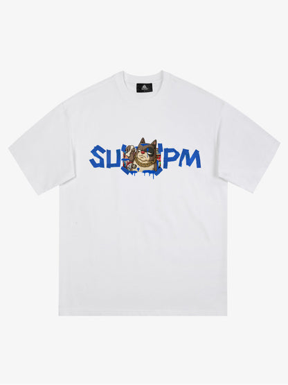 SUPM Graffiti Tape Graphic T-shirt 