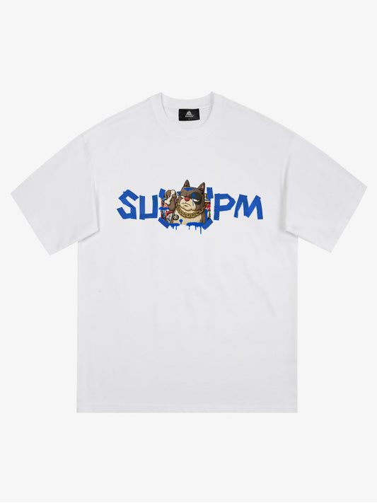 SUPM Graffiti Tape Graphic T-shirt 