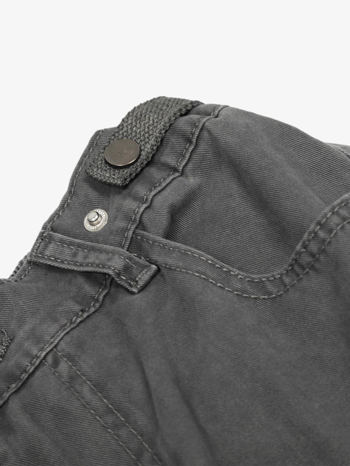 Multi-Pocket Workwear Casual Flared Wide-Leg Pants 