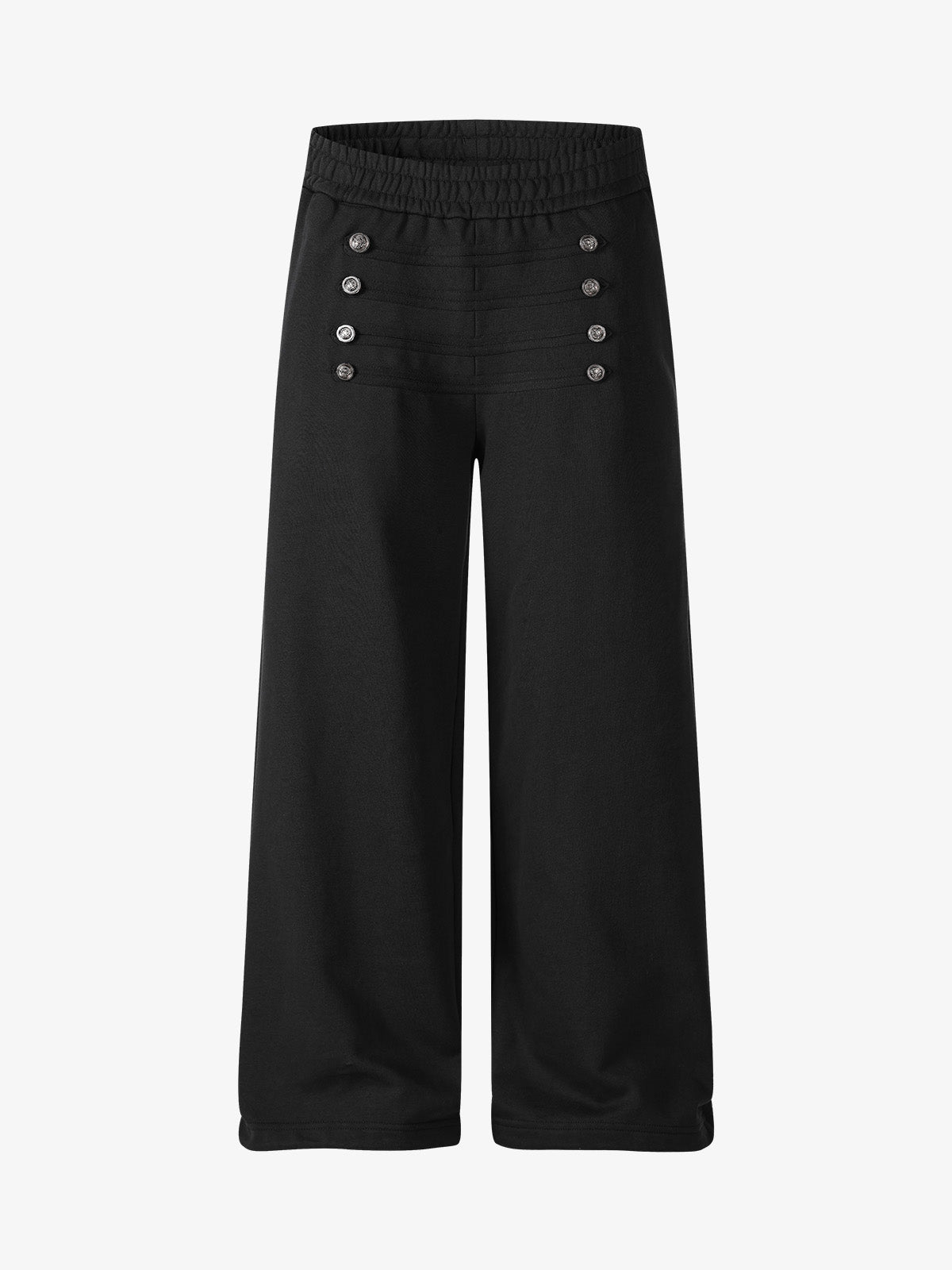 Napoleon Metal Button Baggy Sweatpants