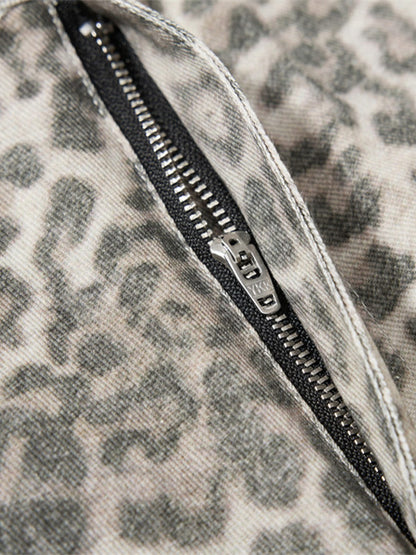 Leopard Print Wide Leg Pants - Trendy and Stylish for Everyday Wear 
