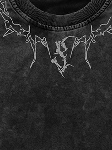 T-Shirt mit Dornenstich