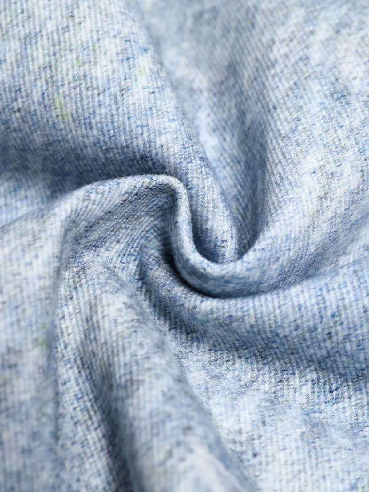 Denim Wide Leg Jeans with Dalmatian Print and Studs, Distressed Design for Streetwear Fashion 