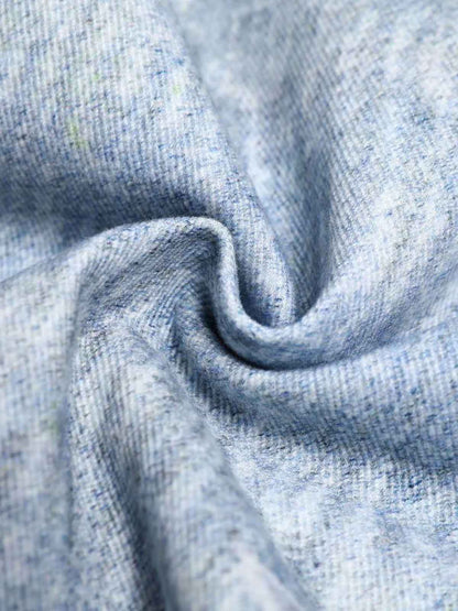 Denim Wide Leg Jeans with Dalmatian Print and Studs, Distressed Design for Streetwear Fashion 