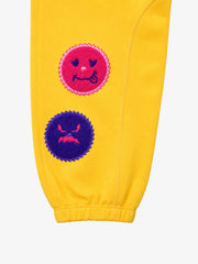 Gear Smiley Embroidered Hoodie & Jogger Set