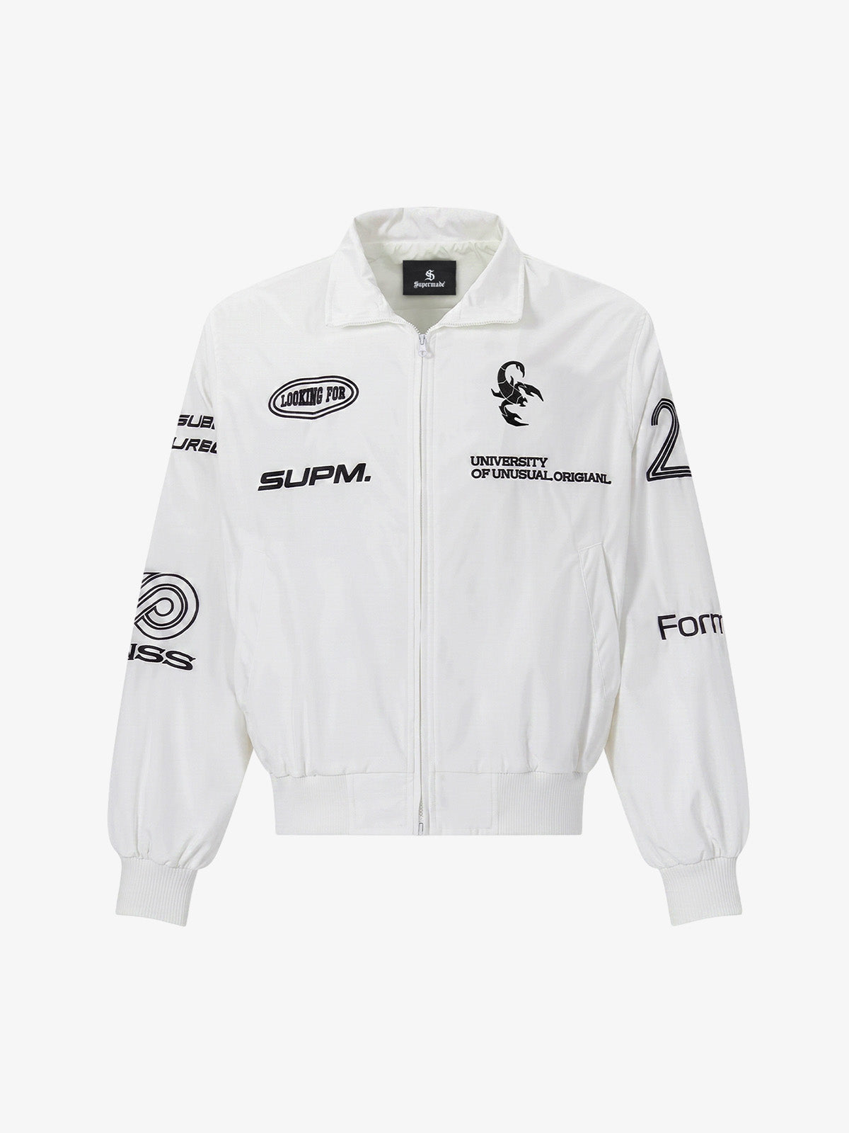 Bomberjacke mit Rennsportmotiv