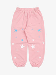 Star Foam Graphic Color Block Sweat Set