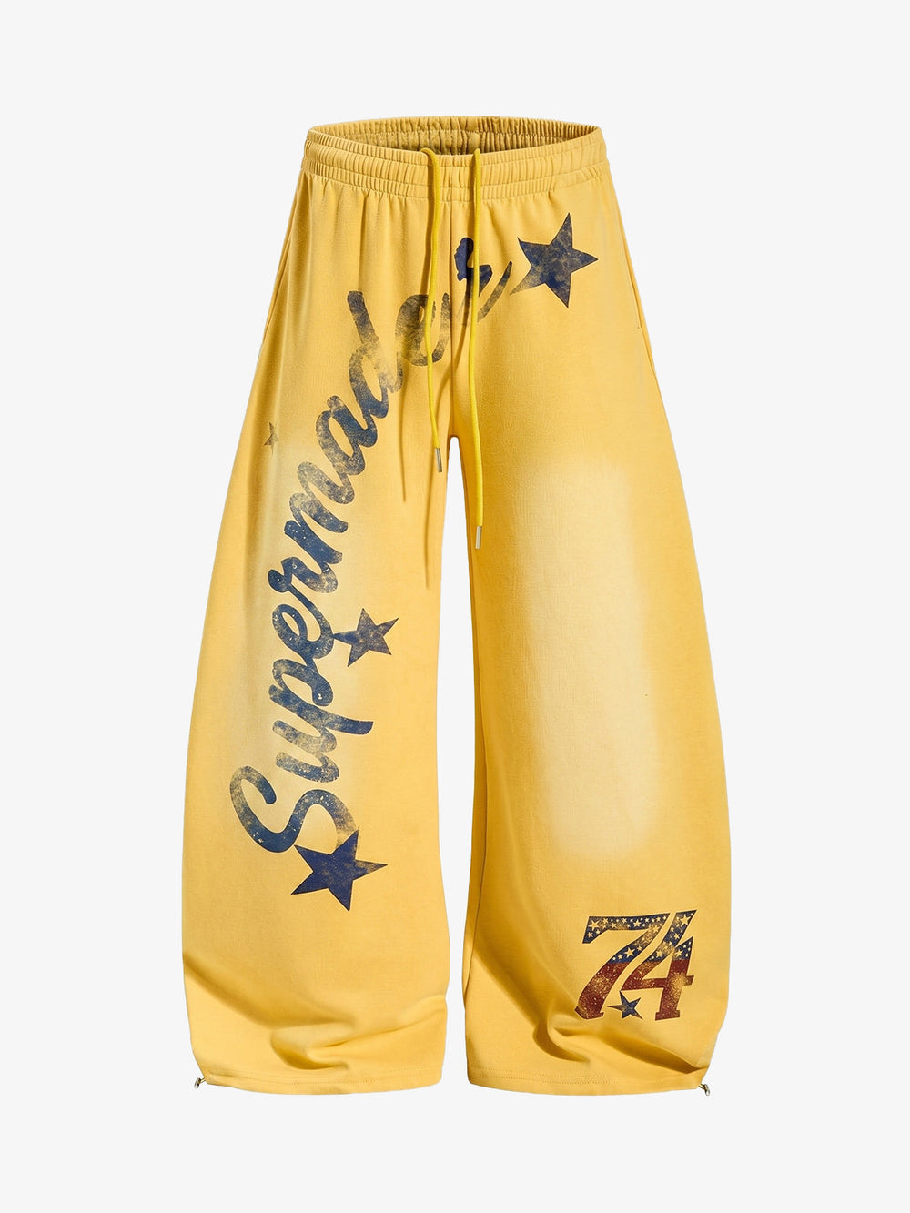 Vintage Star Graphic Wide Leg Sweatpants 