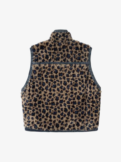 Warmth-Enhancing Faux Fur Collar Vest for Winter Outdoors 