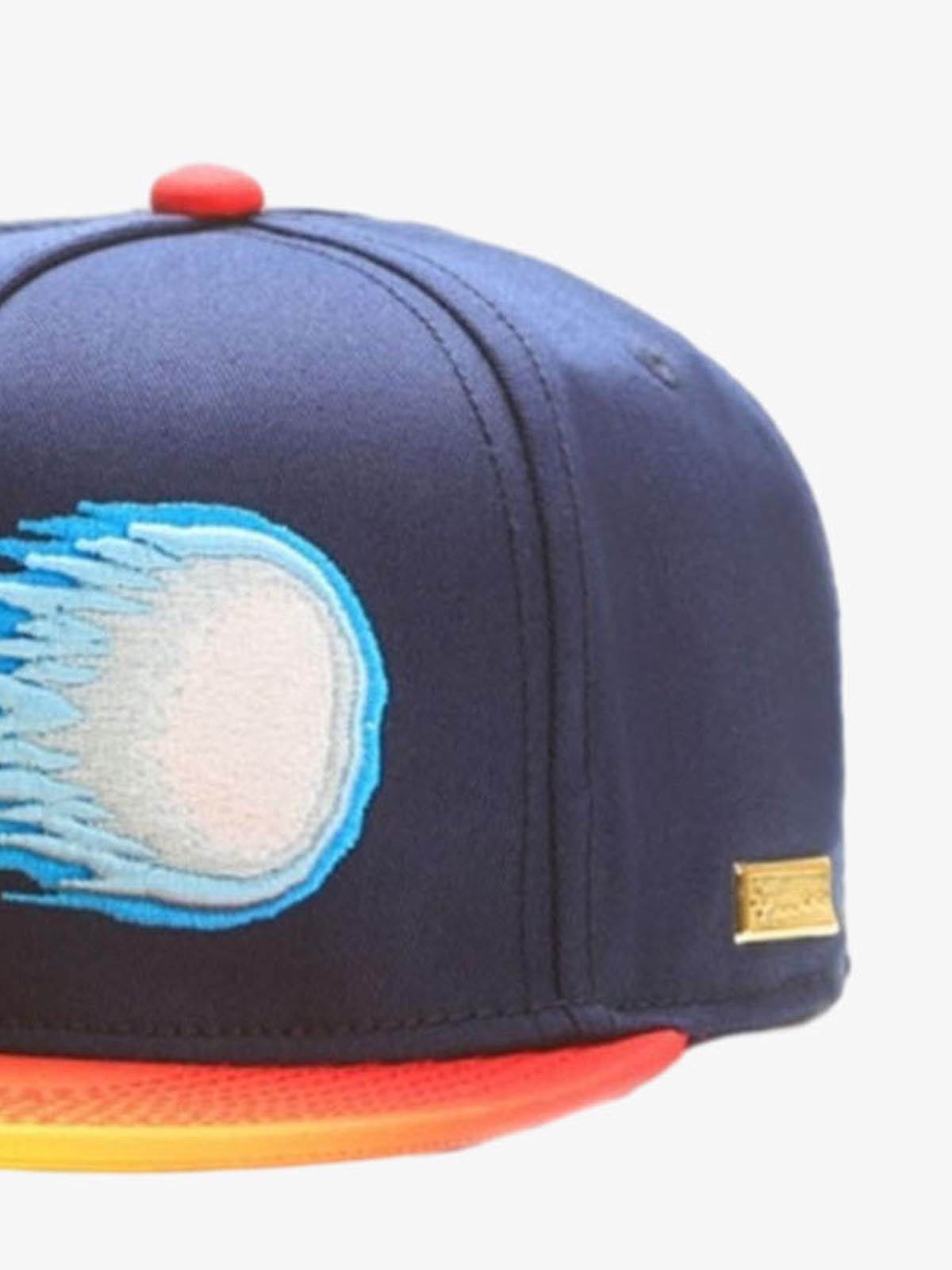 Casquette de baseball à blocs de couleur brodée graphique