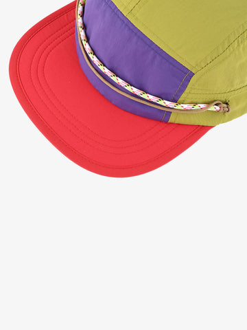 Beaded Color Block Cap