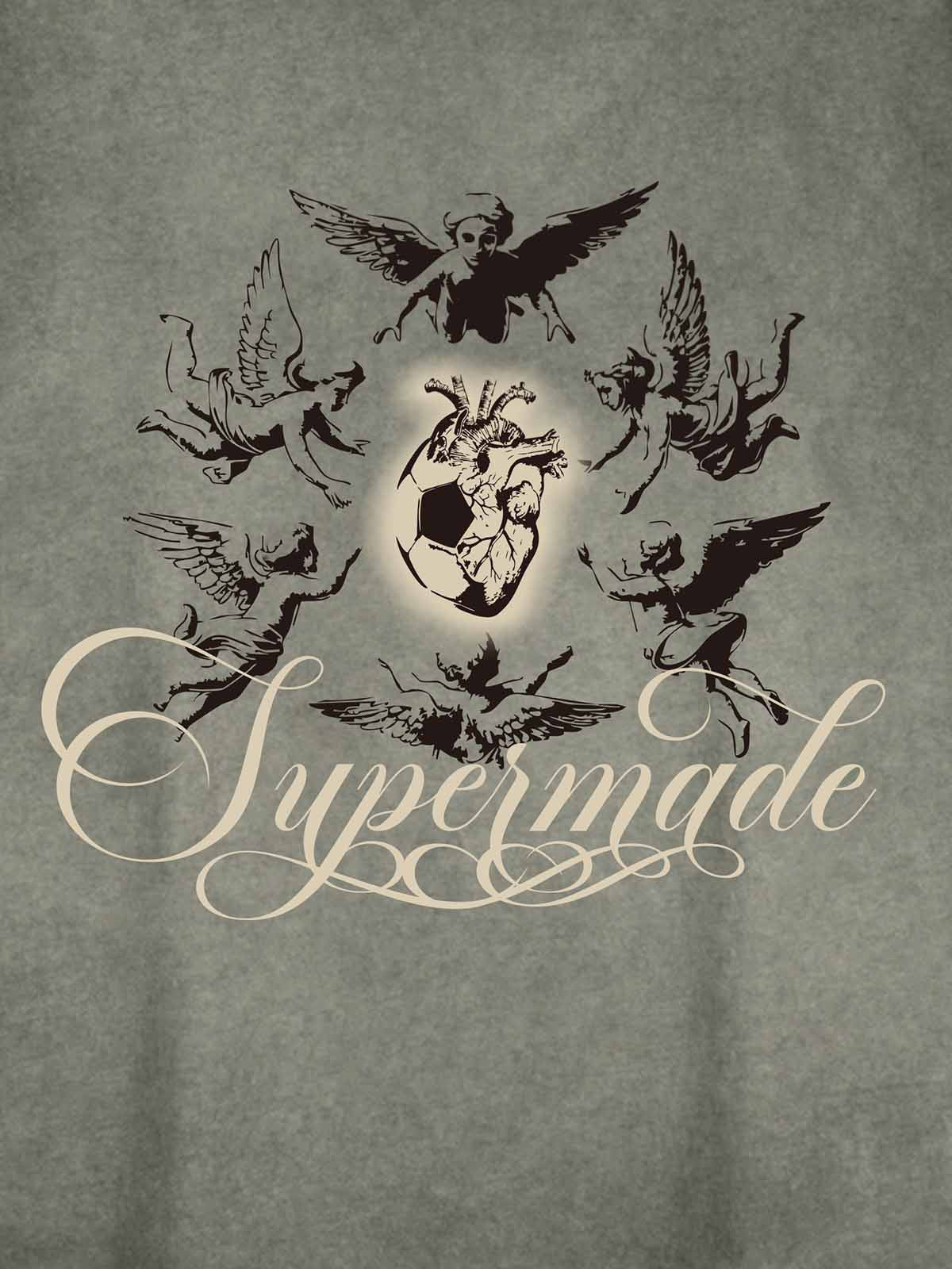 Vest With Distressed Metal Ring Design Featuring A Protective Pattern For The Heart Of The Football 