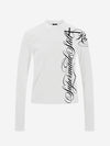 Vertical Letter Graphic Long Sleeve Tee