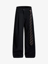 Stylish Wide-Leg Trousers with Unique Tie Accent for Modern Fashionistas 
