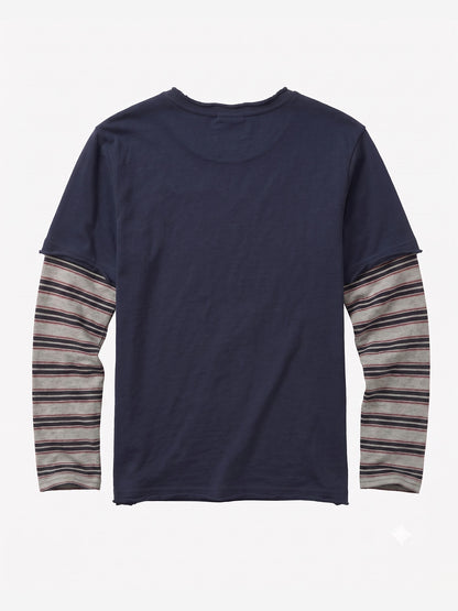 Langarmshirt mit Streifenmuster
