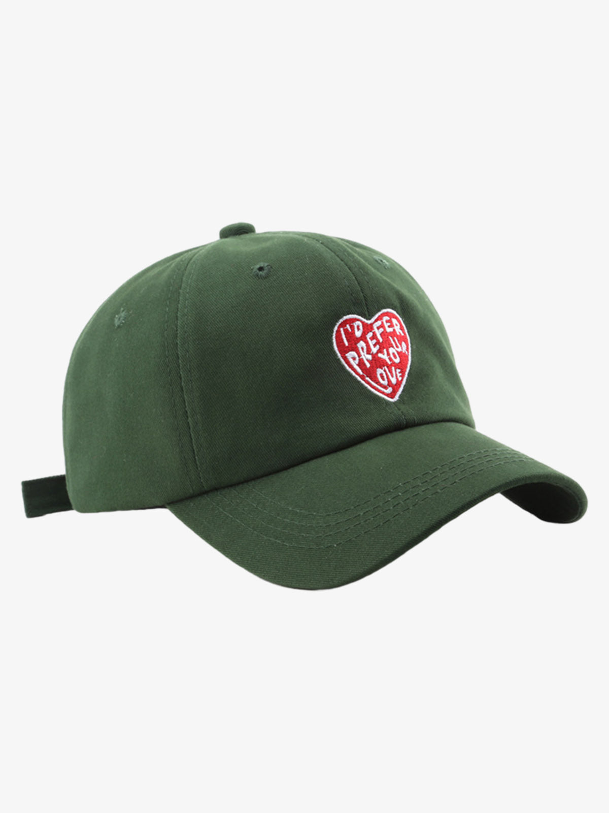 Stylish Heart-Embellished Baseball Caps for Everyday Wear 