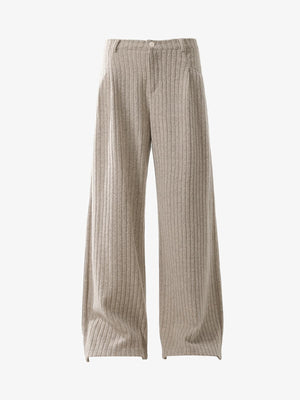 Wide-Leg Striped Trousers for Modern Elegance 