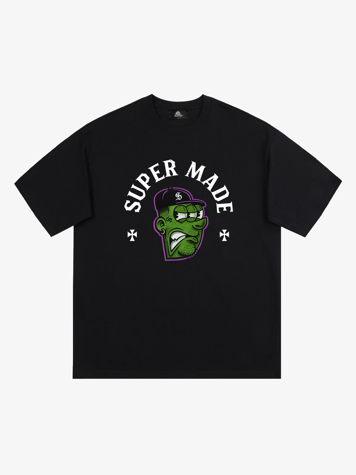 Graphic T-Shirt with Bold Monster Design for Casual Wear 