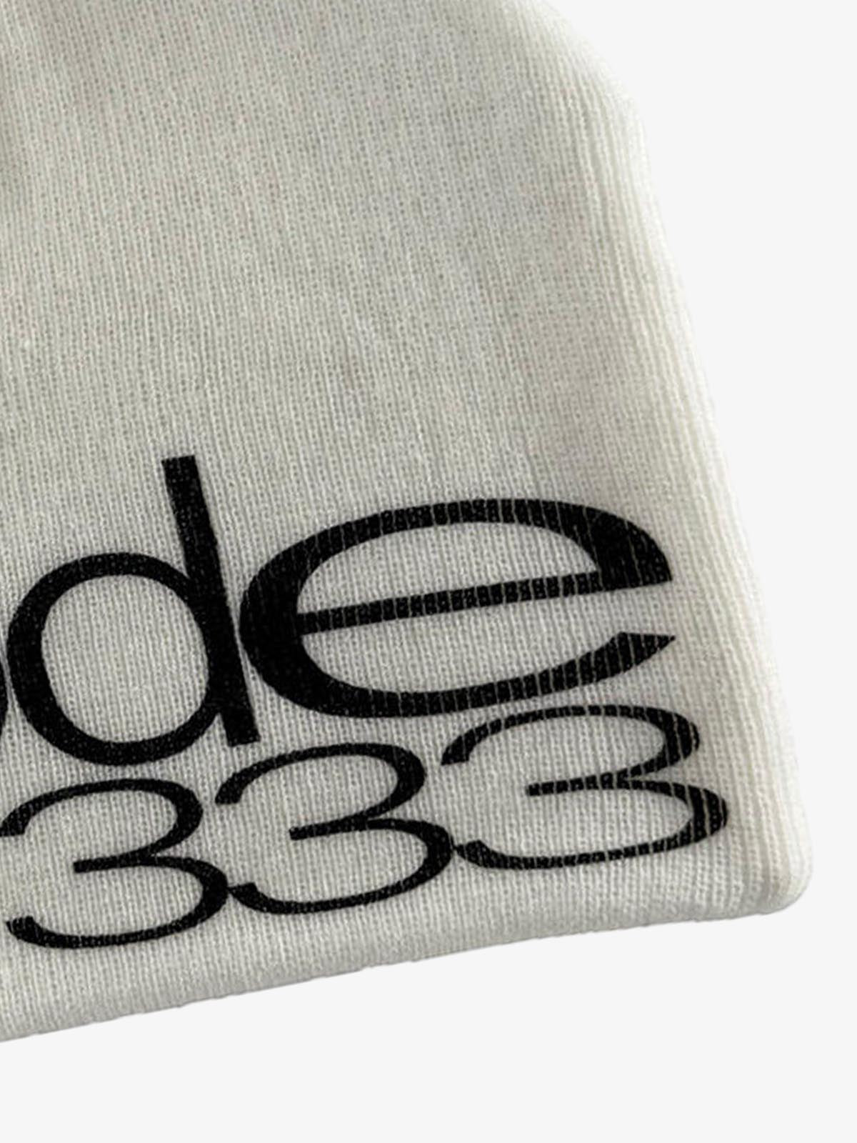 Warm Dome Knit Beanie; White / ONE SIZE