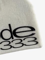 Warm Dome Knit Beanie; White / ONE SIZE