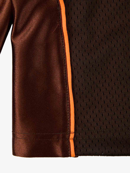 Supermade American Gothic Font Satin Mesh Jersey 