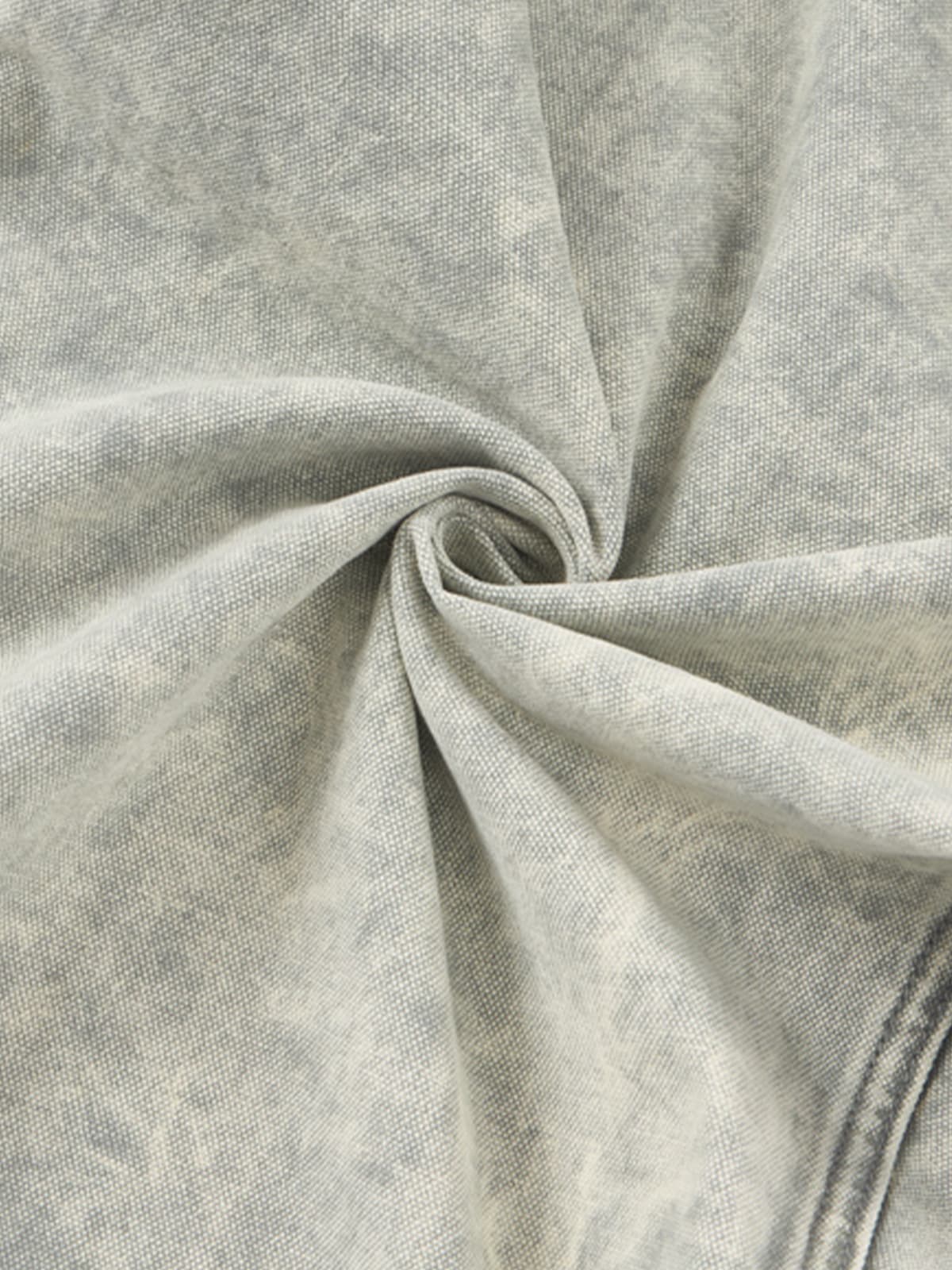 Vintage Washed Multi-Pocket Barrel Jeans 