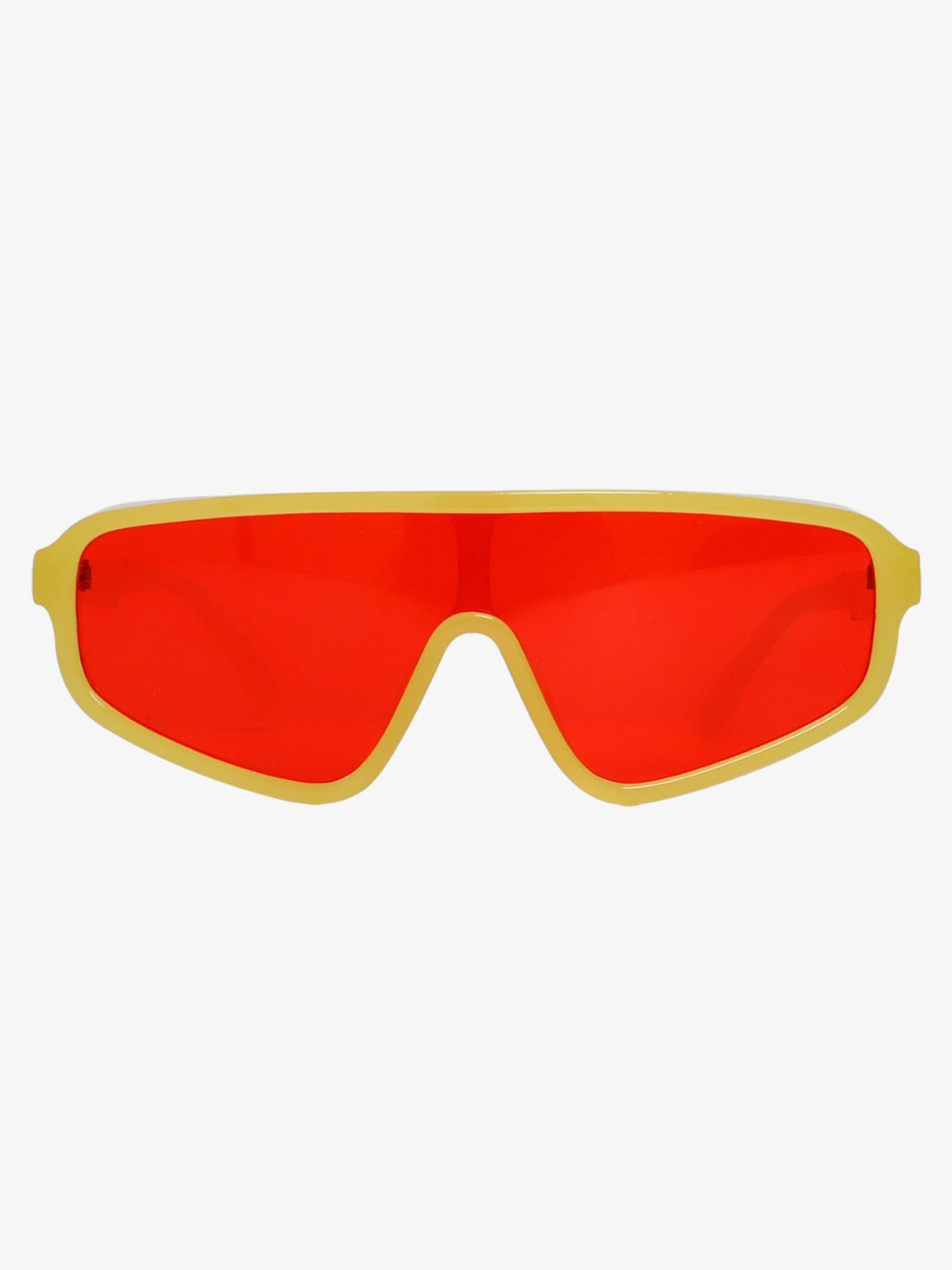 Futuristic Studded One-Piece Sunglasses