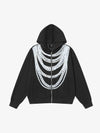 Stylish Chain-Embellished Hoodie for Modern Streetwear Enthusiasts 