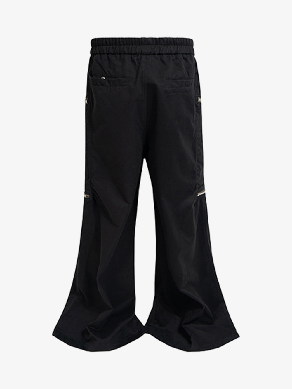 Black Nylon Cargo Pants