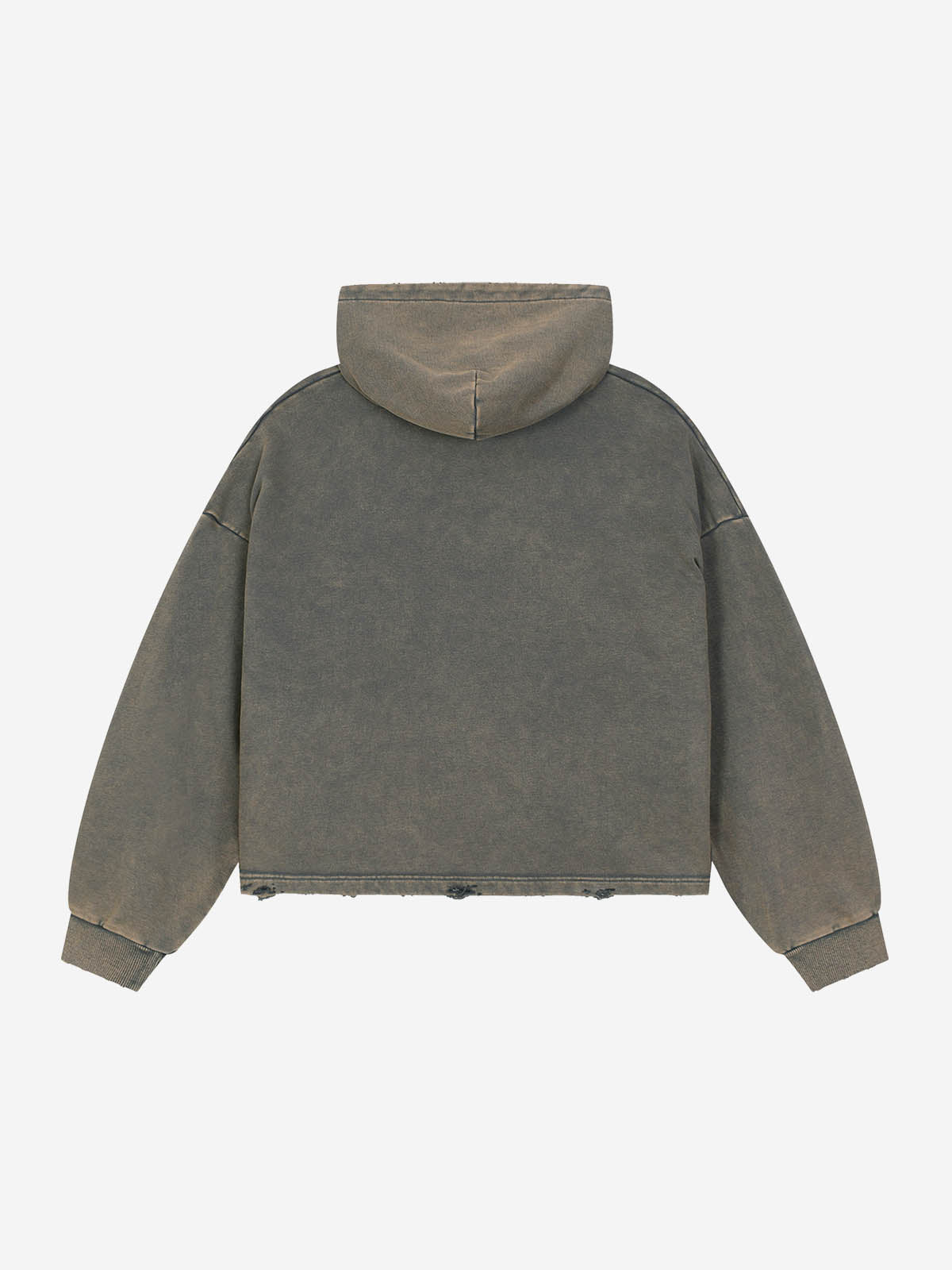 Hoodie mit Logo-Blitz-Grafik, gewaschen und im Used-Look