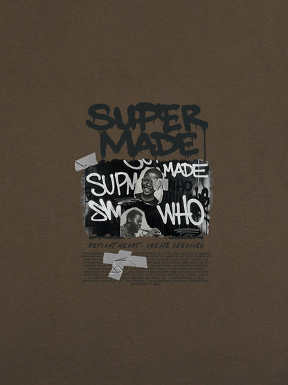 Street Graffiti Style Retro Character Collage T-Shirt 