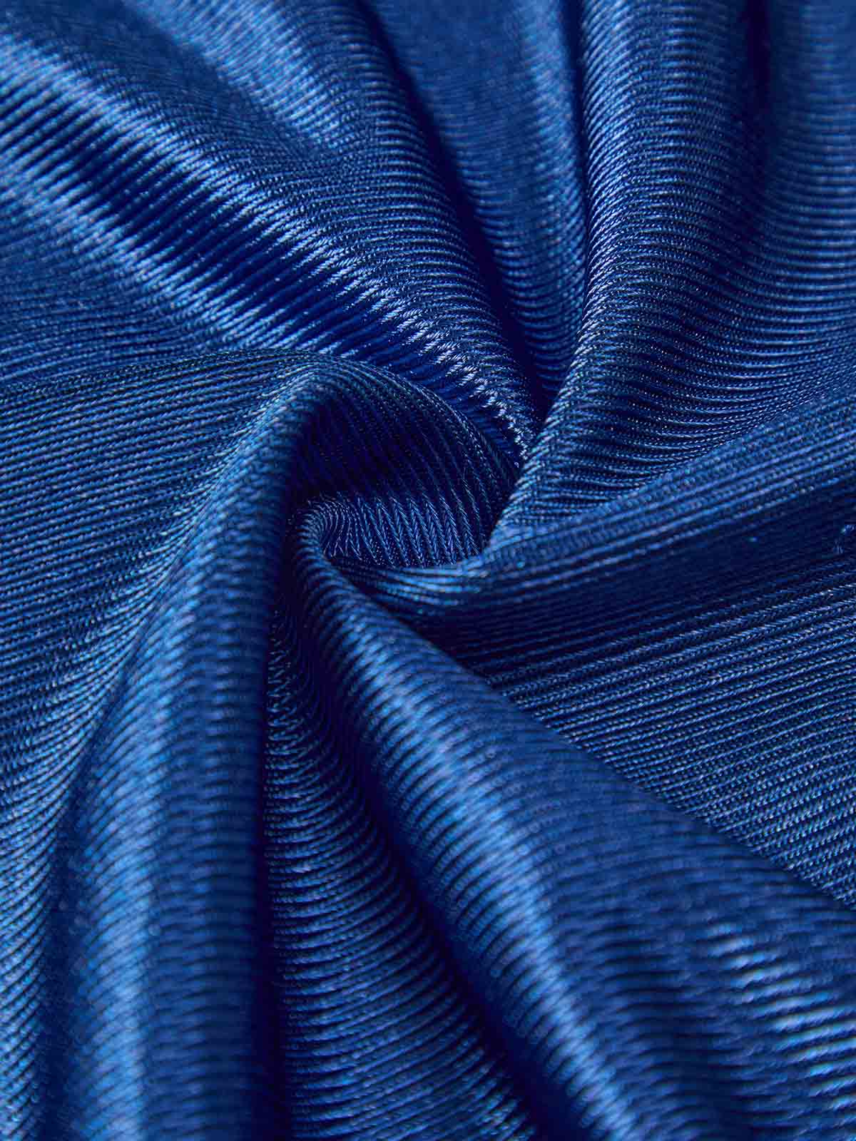 Supermade Blue Color-Blocked Lightning Bolt Pattern Jersey Design Customization 